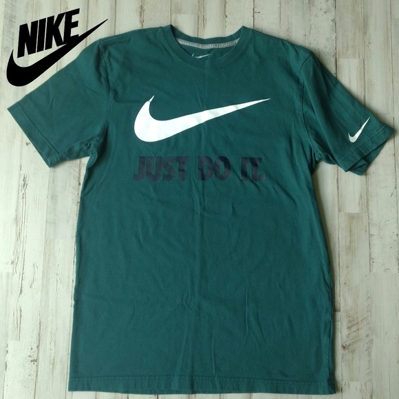nike Other - Nike Athletics dark teal JUST DO IT workout shirt